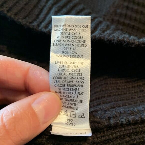 Calvin Klein dark brown cocoon cardigan - Picture 6 of 11